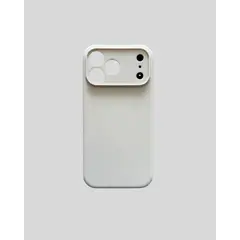 GENERICO - Carcasa compatible iPhone 17 Pro Max Cream + Lamina De Vidrio Safeguard