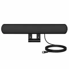 MACROTEL - Antena TV Digital Flat Full HD de Alta Recepción UHF VHF