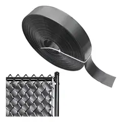 GENERICO - Cinta Plástica Cubre Cercos Para 46m2 100metros 150broches