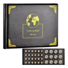 GENERICO - Álbum Para 300 Monedas Coleccionistas Numismática