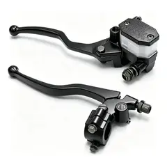 TSKY CHILE SHOPPING - Kit Manija Bomba Freno + Embrague Universal para Moto 22mm Acabado Negro