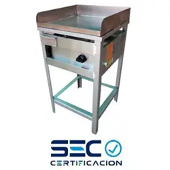 COUSIÑO - Churrasquera plancha Industrial a gas 50 x 50 cm