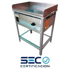 COUSIÑO - Churrasquera plancha Industrial a gas 50 x 70 cm
