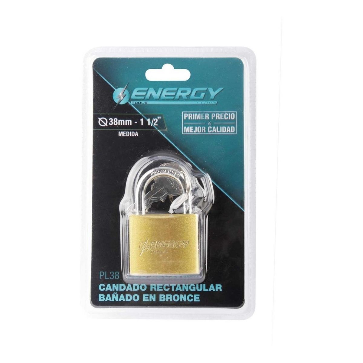 ENERGY - Candado De Bronce 38mm - Energy