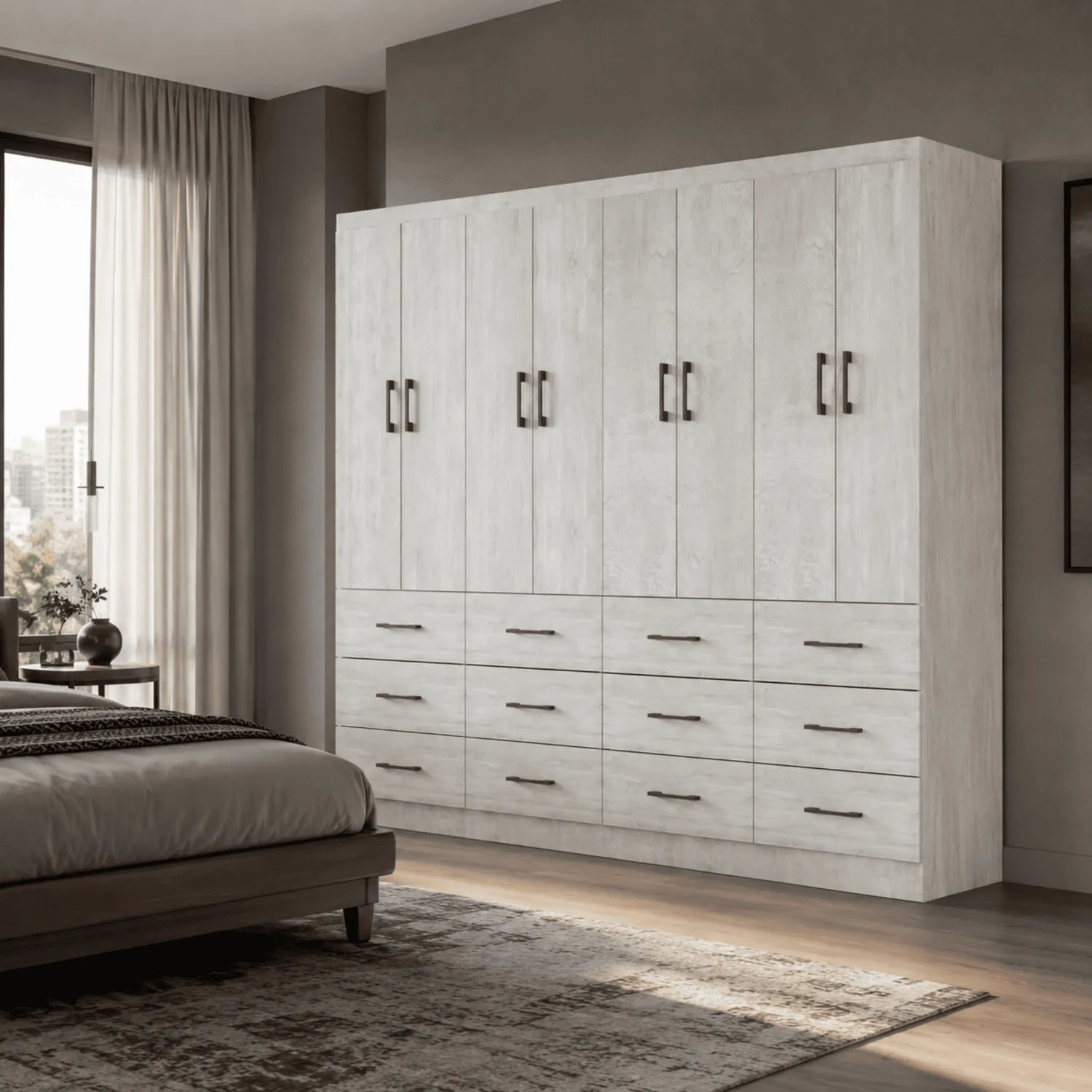 EXIT Clóset 8 Puertas 12 Cajones 200x180x40 cm Teka | Falabella Chile