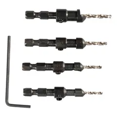 MAKITA - Set 4 Pzs Broca Avellanado 6, 8, 10, 12mm Cortas