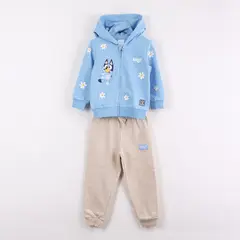 BLUEY - Conjunto Buzo Niña Margaritas Celeste