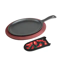 LODGE - Plancha Cast Iron Fajita Set 24 X 36