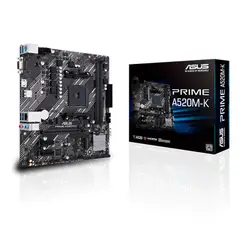 ASUS - Placa Madre A520M-K Prime AMD Micro ATX DDR5 PCIe 3 M.2