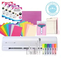SILHOUETTE - Plotter cameo 5 alpha Blanca + papeleria + insumos Bg05