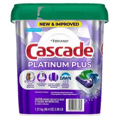 CASCADE - Lavavajillas en Cápsulas Platinum Plus 82 un