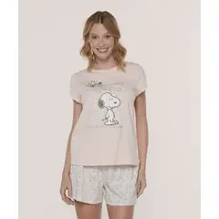 LADY GENNY - Pijama Corto Snoopy Juvenil