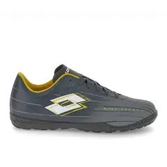 LOTTO - Zapato Baby Fútbol Niño Solista TF JR Gris/Amarillo