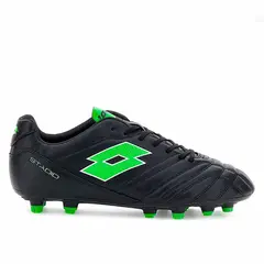 LOTTO - Zapato Fútbol Hombre Stadio 705 FG Negro/Verde