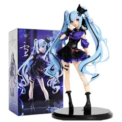 GENERICO - Figura Coleccionable Hatsune Snow Miku x Kuromi