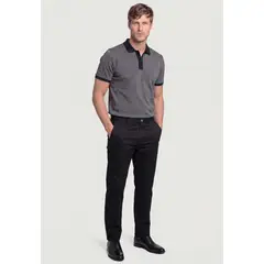 NEW MAN - Pantalón Slim Bagneaux Black Fw26