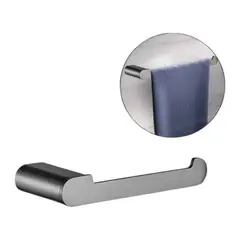 TAUMM - Toallero Barra 23 Cm Kassel Gris Niquel Satinado Antihuellas