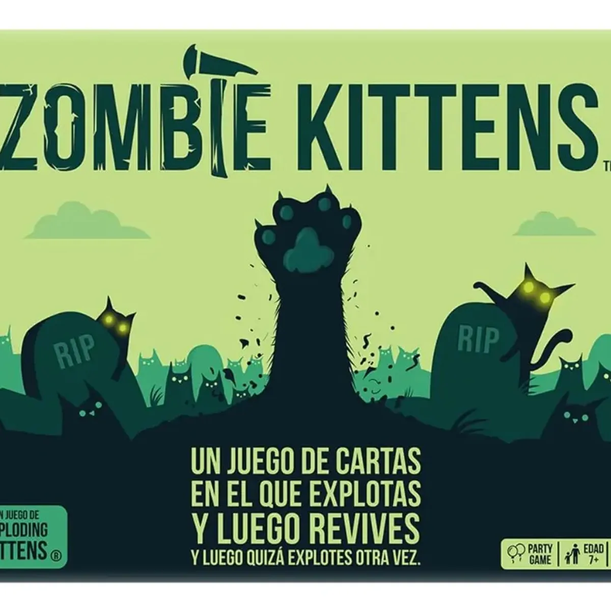 GENERICO - Juego De Mesa Exploding Kittens Zombie