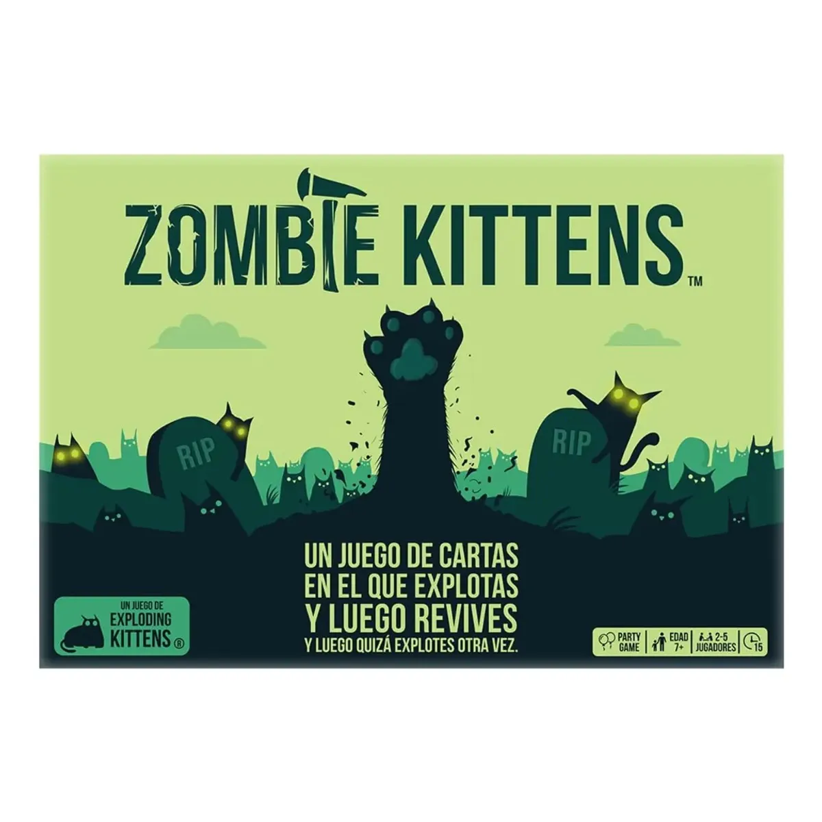 GENERICO - Juego De Mesa Exploding Kittens Zombie