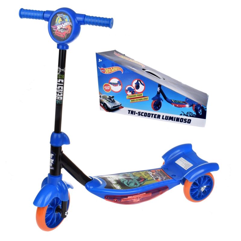 HOT WHEELS - Tri Scooter Con Luces Hot Wheels