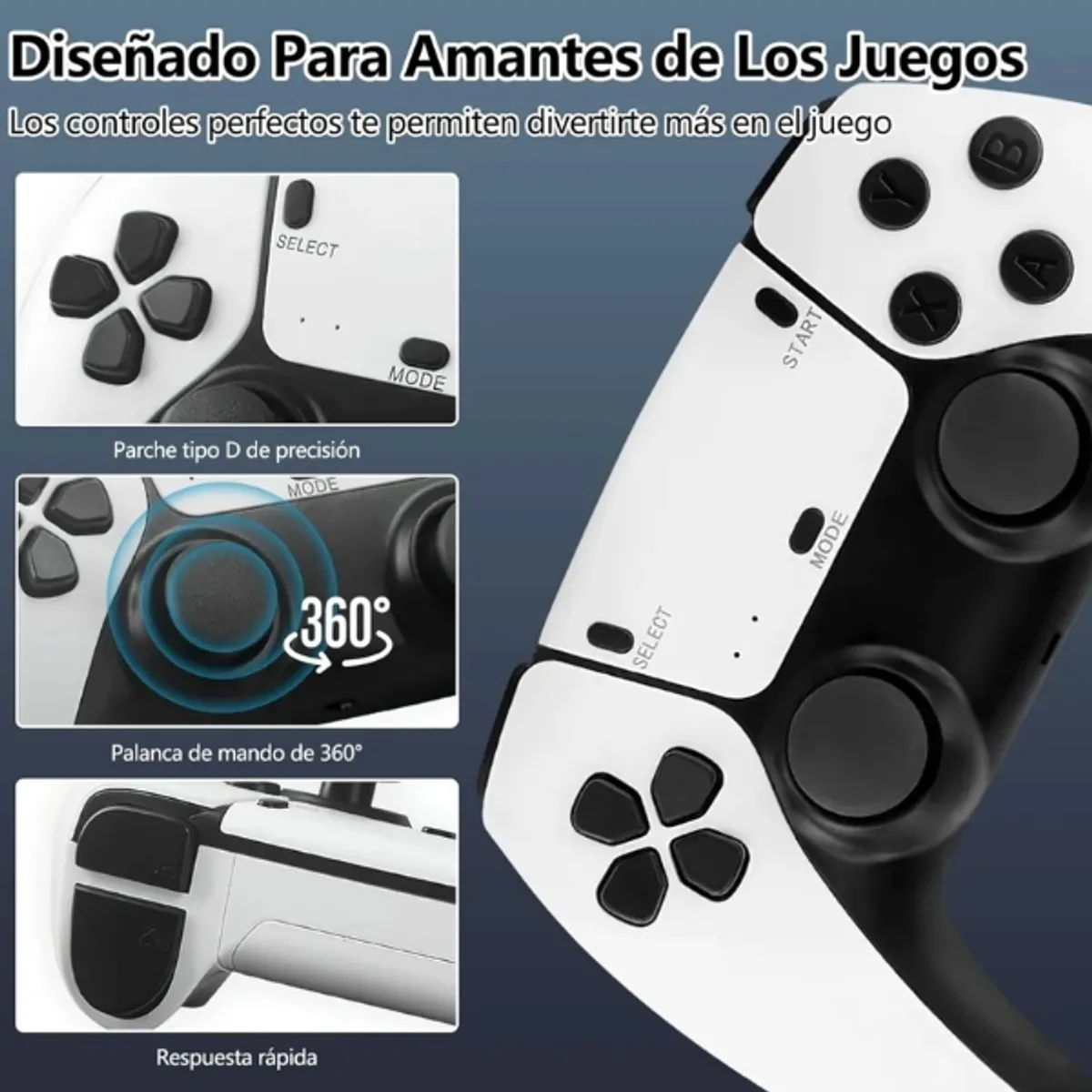 GENERICO - Game Stick 4k HDMI Consola retro con 2 Controles Inalámbricos – Plug & Play para TV M8 pro