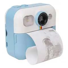 SOLIGOR - Camara Kids Celeste con Impresora y Lapices