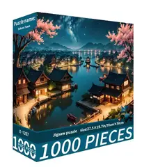 GENERICO - Rompecabezas Puzzle Sakura Town 1000 Piezas