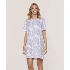 LADY GENNY - Camisola Cotton Hermoso Diseño Snoopy