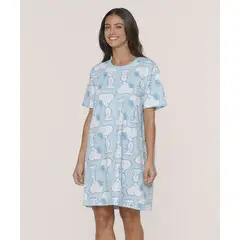 LADY GENNY - Camisola Cotton Hermoso Diseño Snoopy