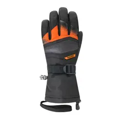 RACER - Guante Ski Junior Venom4 - Black Orange