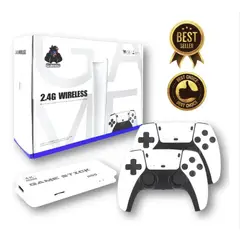 GENERICO - Game Stick 4k HDMI Consola retro con 2 Controles Inalámbricos - Plug & Play para TV M15