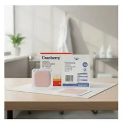 REUTTER - Apósito Hidrocoloide Estándar 10x10, Caja de 10 Unidades, Cranberry de