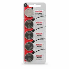 MAXELL - Pila CR2032 Litio 3V 5 Unidades