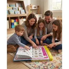 GENERICO - Libro Interactivo Con Sonido Bilingüe Español Inglés Para Niños