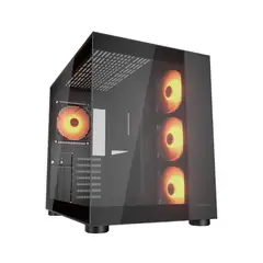 COUGAR - Gabinete Pc FV150 RGB, Color Negro