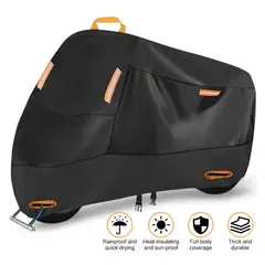 GENERICO - Funda Cobertor Xxl Impermeable Para Moto Con Protección Uv