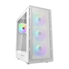 COUGAR - Gabinete Pc Airface Pure RGB, Color Blanco