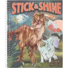 DEPESCHE - Libro para colorear Stick & Shine Dino World