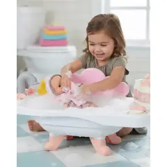 GENERICO - Set de Bañera con Muñeca y Accesorios de Cuidado