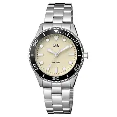 Q&Q - Reloj Q55A-001PY Q55A001PY Mujer Análogo Acero