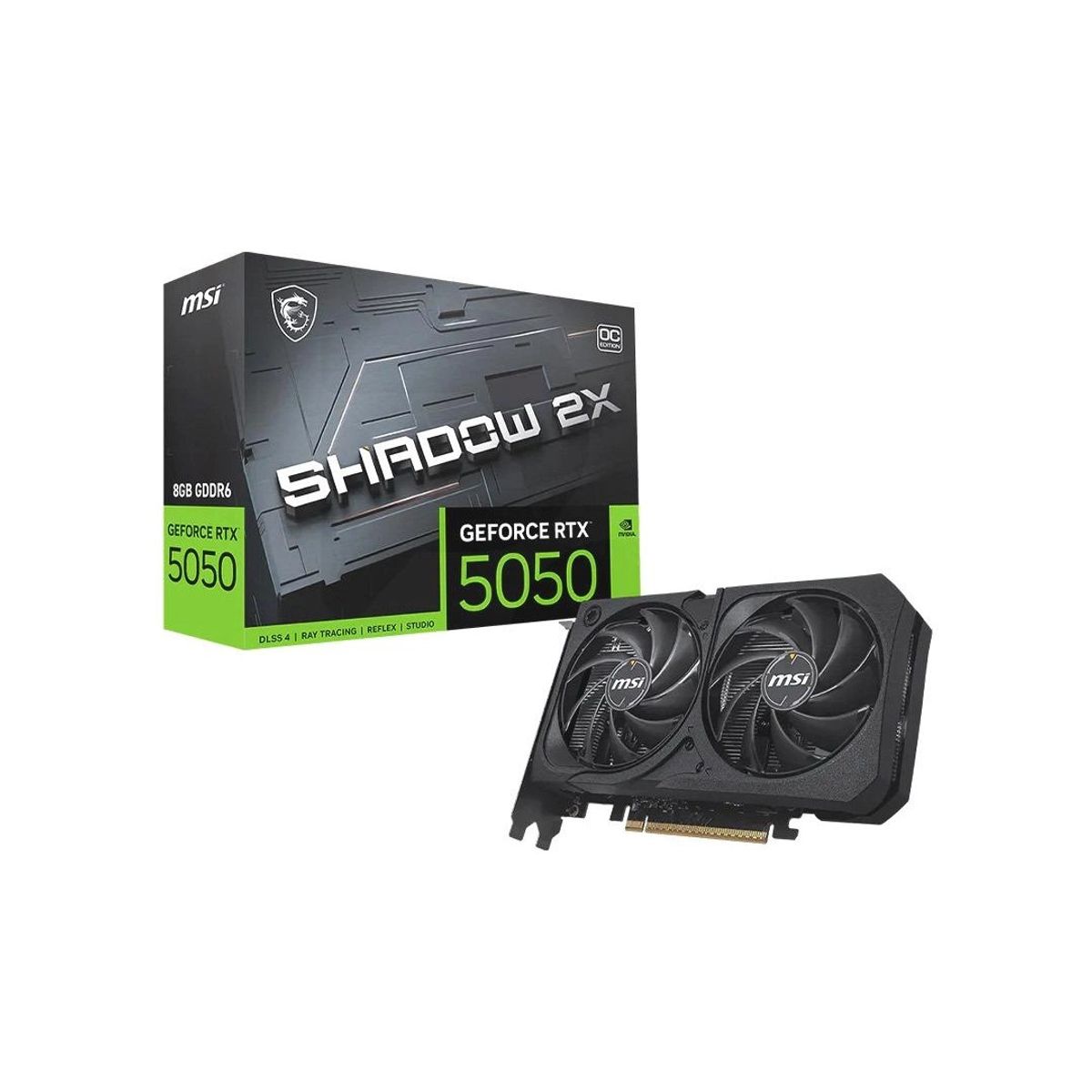 MSI - Nvidia MSI Geforce  RTX 5000 GeForce RTX 5050 8G SHADOW2XO OC Edition