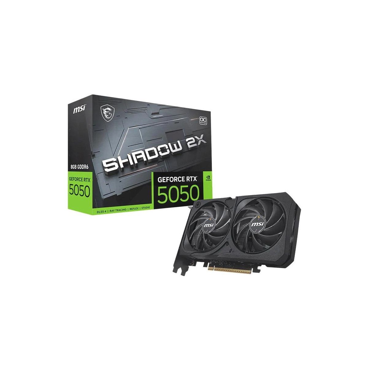 MSI - Nvidia MSI Geforce  RTX 5000 GeForce RTX 5050 8G SHADOW2XO OC Edition