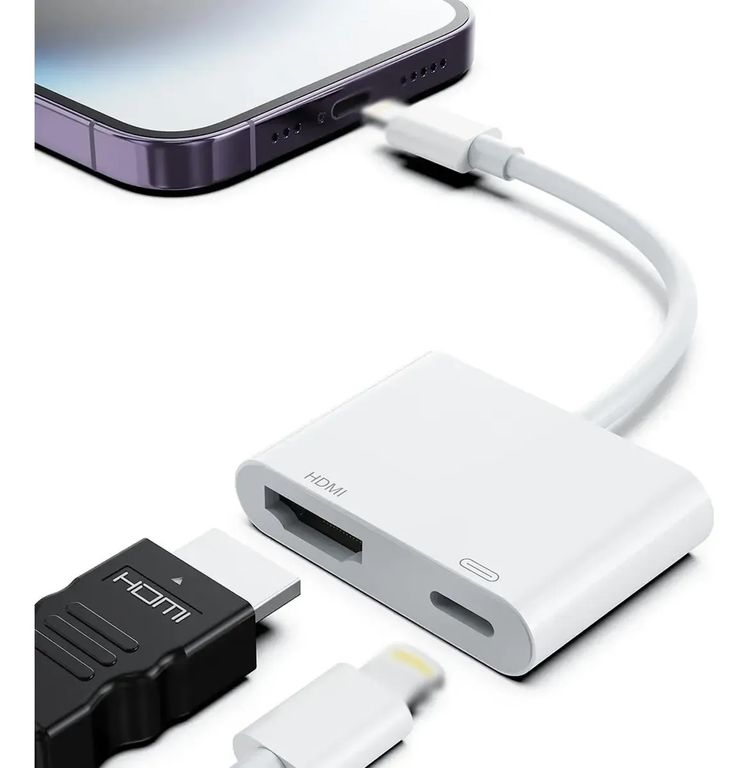 TSKY CHILE SHOPPING Adaptador Lightning A HDMI Compatible con iPhone iPad Tele Duplicar Pantalla Proyector Espejo