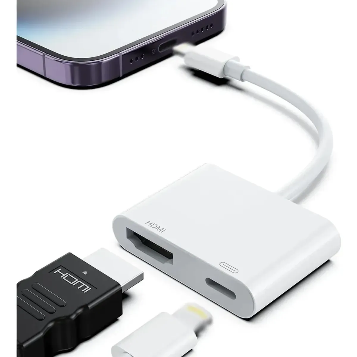 TSKY CHILE SHOPPING - Adaptador Lightning A HDMI Compatible con iPhone iPad Tele Duplicar Pantalla Proyector Espejo