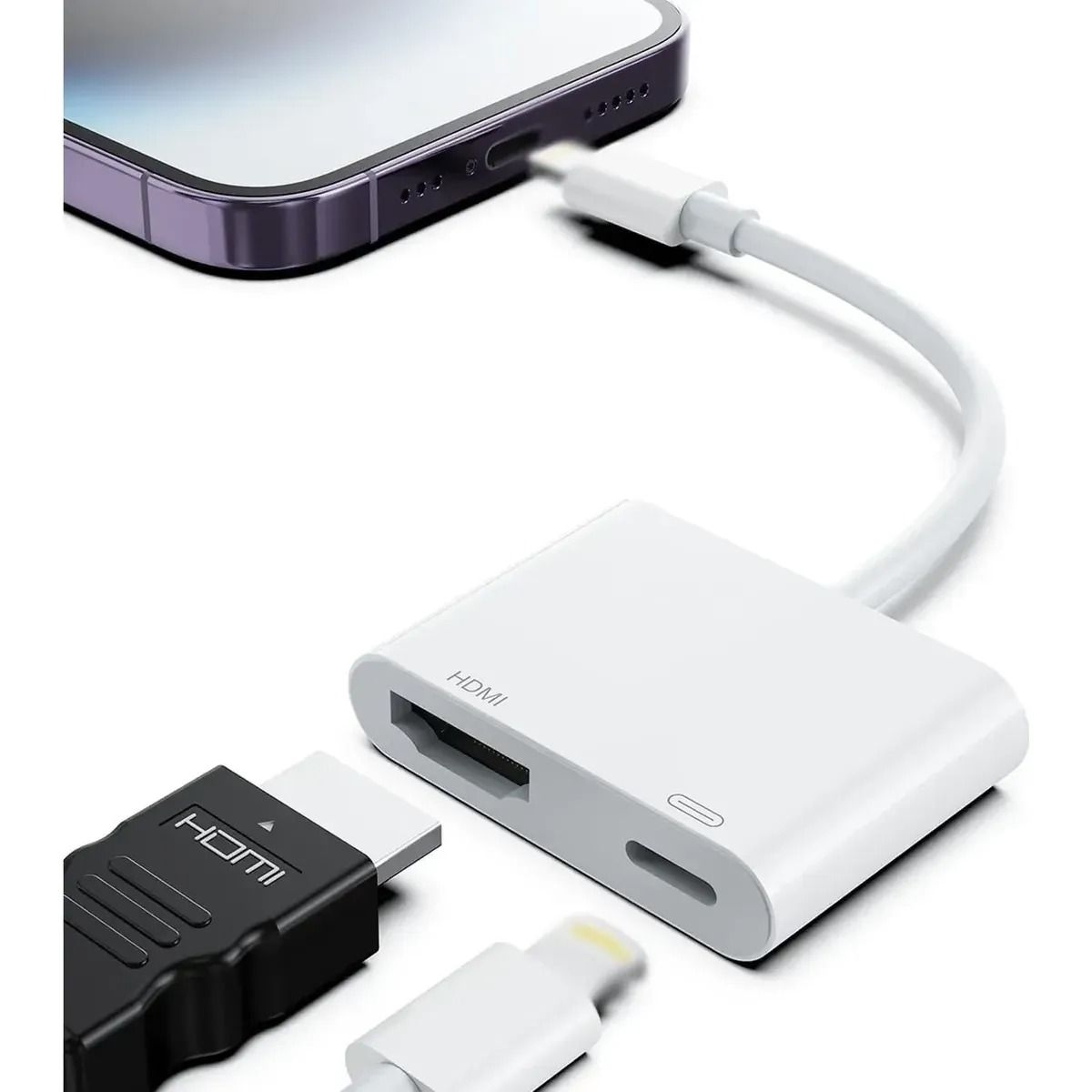 TSKY CHILE SHOPPING - Adaptador Lightning A HDMI Compatible con iPhone iPad Tele Duplicar Pantalla Proyector Espejo