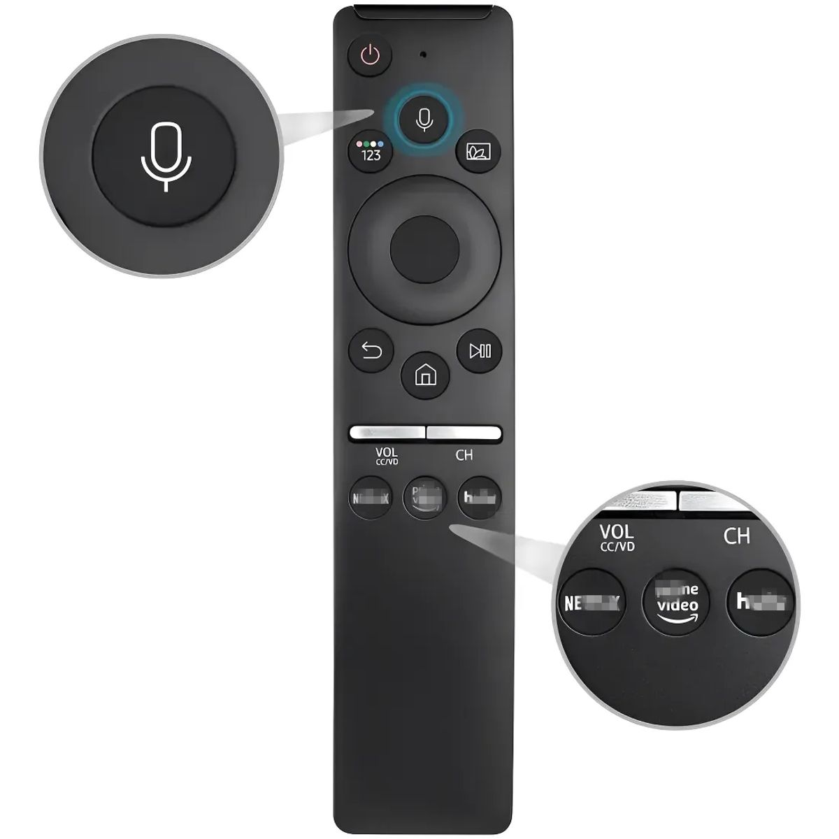 AMBM SHOP - Control Remoto Compatible con Samsung Tv Smart Uhd Qled 4k 8k Voz