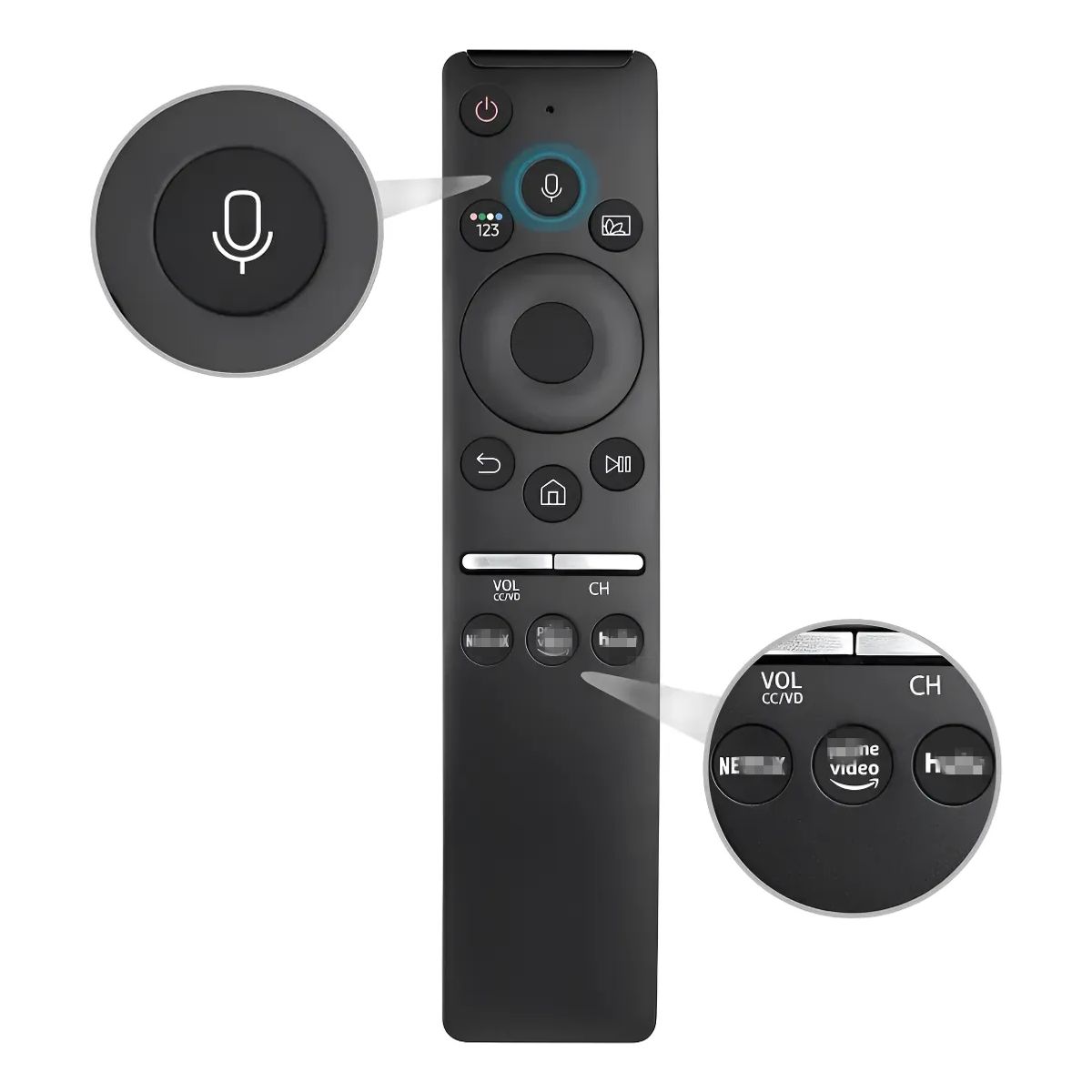 AMBM SHOP - Control Remoto Compatible con Samsung Tv Smart Uhd Qled 4k 8k Voz