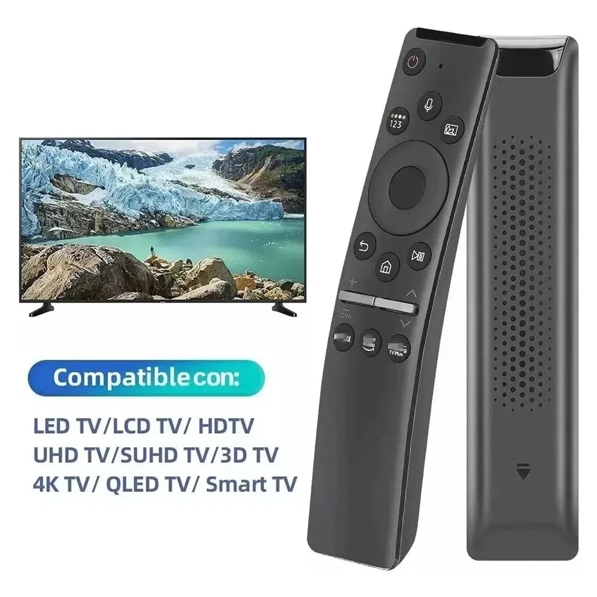 AMBM SHOP - Control Remoto Compatible con Samsung Tv Smart Uhd Qled 4k 8k Voz