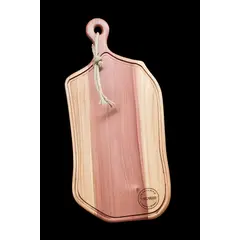 GENERICO - Tabla rustica para asado y picoteo en madera nativa , @lcarajo tablas rusticas, banquete, castaño, 70x35 cm