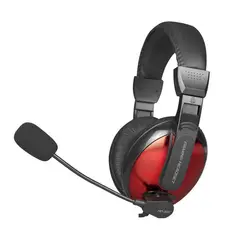 XTRIKE ME - AUDÍFONOS GAMER HEADSET HP-307 ROJO CONECTOR JACK 3.5MM